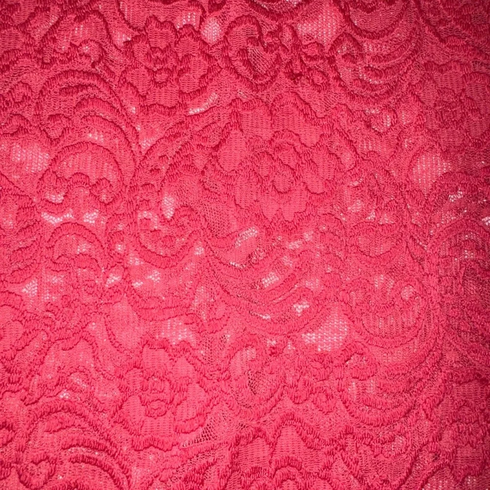 Jessica Simpson Maternity Lace Sheath Dress Long Sleeve Red Size S - Picture 2 of 7